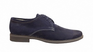 Pantofi barbati casual din piele naturala, culoare bleumarin Marimea 41 - Img 5