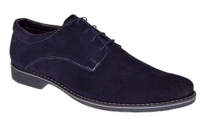 Pantofi barbati casual din piele naturala intoarsa Bleumarin PABLVEL