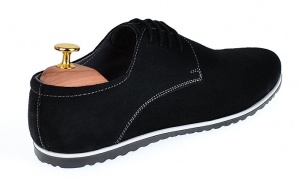Pantofi barbati casual din piele naturala intoarsa - Model 880NVEL - Img 3