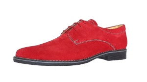 Pantofi barbati casual din piele naturala intoarsa, Rosu - CARLO PARVELTG - Img 4