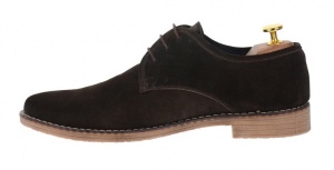 Pantofi barbati casual din piele naturala maro 336MVEL - Img 7