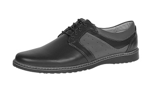 Pantofi barbati casual din piele naturala Negru GKR32N - Img 7