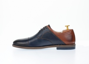 Pantofi barbati casual - eleganti, din piele naturala - SIR156BLM - Img 3