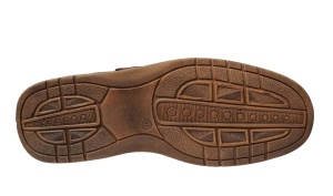 Pantofi barbati casual, perforati, din piele naturala, Maro - RSY502M - Img 4
