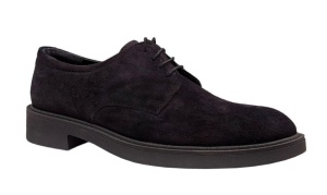 Pantofi barbati, casual, piele naturala intoarsa, Negru, Alexander Rome AREZO