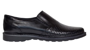 Pantofi barbati de vara din piele naturala cu perforatii GKR506N - Img 6