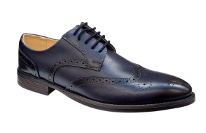 Pantofi barbati din piele naturala bleumarin 993BLM