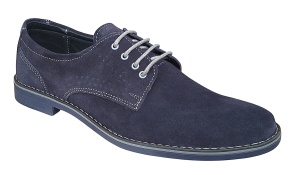 Pantofi barbati din piele naturala intoarsa Bleumarin Vel GKR103BLVEL - Img 3