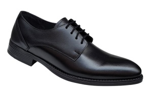 Pantofi barbati elegant din piele naturala - Negru 990N - Img 1