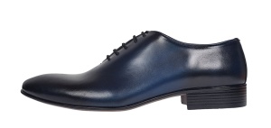Pantofi barbati eleganti din piele naturala Bleumarin 024BLU - Img 4