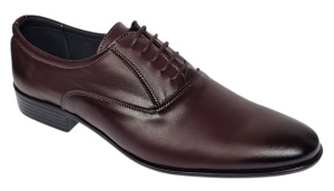 Pantofi barbati eleganti din piele naturala Bordeaux GKR802VIS - Img 2
