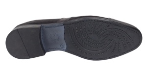 Pantofi barbati eleganti din piele naturala, culoare gri inchis - 1006GRI - Img 8