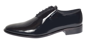 Pantofi barbati eleganti din piele naturala de culoare negru lac - GKR201LN - Img 3