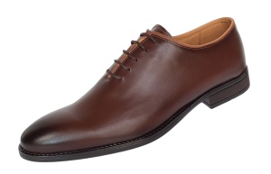 Pantofi barbati eleganti din piele naturala maro cognac Donatto - GKR200M - Img 3