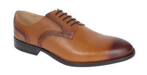 Pantofi barbati eleganti din piele naturala maro deschis - Marimea 43
