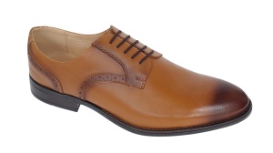 Pantofi barbati eleganti din piele naturala maro deschis - Marimea 43 - Img 7