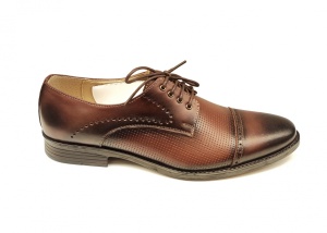 Pantofi barbati eleganti, din piele naturala maro Office Select - Img 3