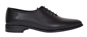 Pantofi barbati eleganti din piele naturala matritata - Model Negru GKR132NP - Img 11