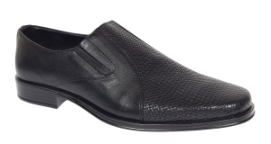 Pantofi barbati eleganti din piele naturala - Model fara siret Nik 02 - Img 5