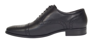Pantofi barbati eleganti din piele naturala - Model Negru 359N - Img 4
