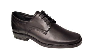 Pantofi barbati eleganti din piele naturala, politie, pompieri, jandarmi, Negru - SCVR21N - Img 5