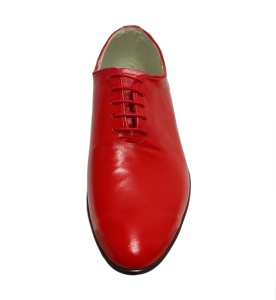 Pantofi barbati eleganti, din piele naturala, rosu, Enzo Class - GKR - Img 5