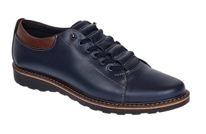 Pantofi casual barbati din piele naturala Corsa Bleumarin GKR107BL - Img 1