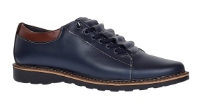 Pantofi casual barbati din piele naturala Corsa Bleumarin GKR107BL - Img 6