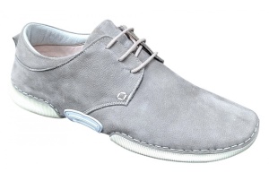 Pantofi casual barbati din piele naturala Gri Tomas 549GRI - Img 4