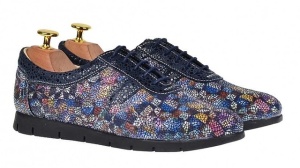 Pantofi dama casual de toamna, din piele naturala - P500COLORBLSP - Img 2