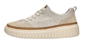 Pantofi dama casual din piele naturala Bej - Medina LGSK3013B - Img 8