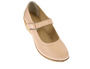 Pantofi dama casual din piele naturala bej - P38BEJBOX - Img 2