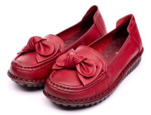 Pantofi dama casual din piele naturala Ciucaleti Aisha Rosu - Img 7