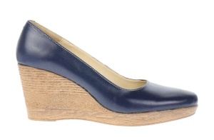 Pantofi dama casual din piele naturala cu platforma de 7 cm Mara - P3550BL - Img 3