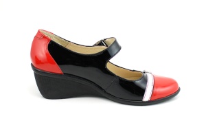 Pantofi dama casual din piele naturala cu platforme de 5 cm - P60RAN - Img 4