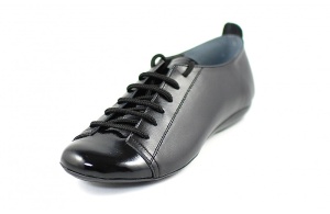 Pantofi dama casual din piele naturala cu varf lacuit - Model Emma P09LACN - Img 4