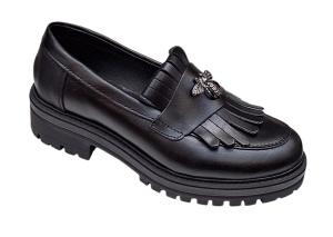 Pantofi dama casual din piele naturala culoare neagra Sasha - Img 7