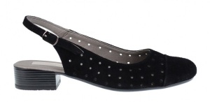 Pantofi dama casual din piele naturala din piele intoarsa NA252NS - Img 1