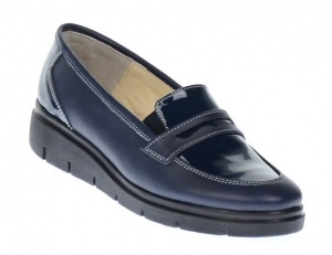 Pantofi dama casual din piele naturala, foarte comozi - P105BLBOXLAC