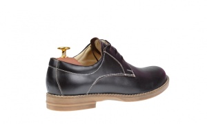 Pantofi dama casual din piele naturala maro box - P102MBOX - Img 4