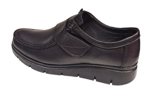 Pantofi dama casual din piele naturala negru box SCAI GKR33N - Img 3