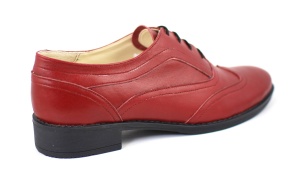 Pantofi dama, casual, din piele naturala - P29ROSU - Img 3