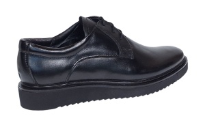 Pantofi dama casual din piele naturala Zinna Negru P102N2 - Img 3