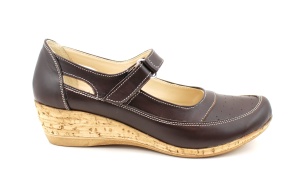 Pantofi dama cu platforma din piele naturala - Foarte comozi P9154MBOX2 - Img 4
