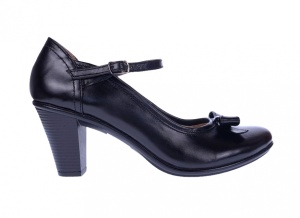 Pantofi dama din piele naturala cu funda P13423NF - Img 4