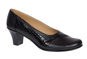 Pantofi dama eleganti din piele naturala Negru MVSP26NCR