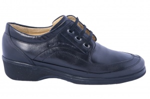 Pantofi dama medicali din piele naturala, ultra confort MED+LINE , BRD148N Negru - Img 5
