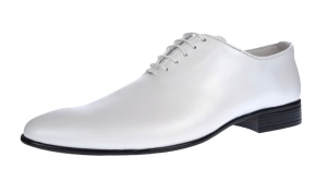 Pantofi eleganti barbati din piele naturala Enzo Class Alb - Img 3