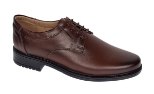 Pantofi eleganti barbati din piele naturala maro - Model Politie Armata GKR07M - Img 7