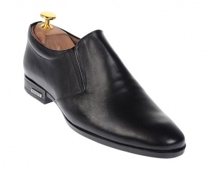 Pantofi eleganti barbati din piele naturala - Model Enzo Negru P361N - Img 3